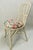 Shabby Chic White Wicker Accent Chairs With Floral Cushions a Pair For Sale - Image 3 of 9