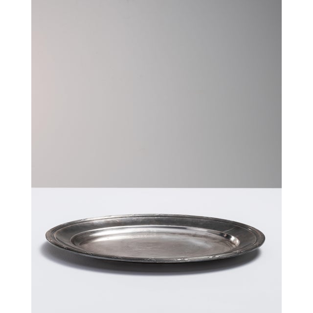 Mid 20th Century France Gray Silver Plate For Sale - Image 15 of 15