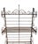 Vintage Rustic Wrought Iron 4 Shelf Bakers Rack For Sale - Image 4 of 8