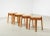 Nice set of 4 stools, most likely from Scandinavia 1990s. The stools have a solid birch structure and a rope seat. They...