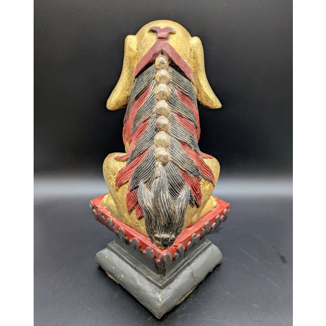 Unique Mid 20th Century Hand-Carved Chinese Foo Dogs For Sale - Image 10 of 10