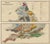 Antique Geological Map of England & Wales, 1880s, Set of 2 For Sale