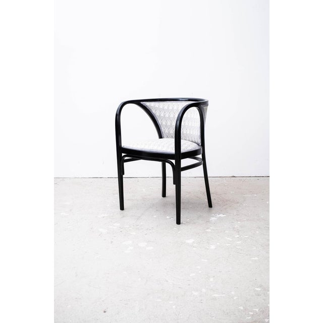 Black Art Nouveau Armchairs by Marcel Kammerer for Thonet, Vienna, 1910s, Set of 4 For Sale - Image 8 of 18