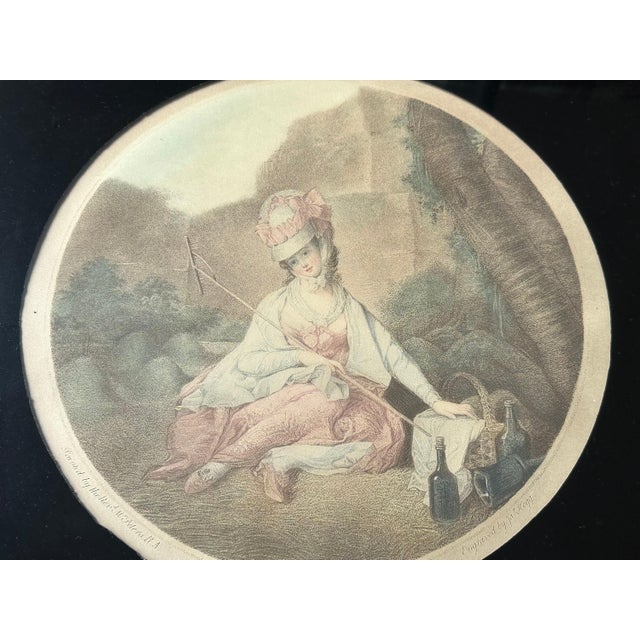 Antique Original Framed Engraving titled, "SOPHIA" after Michael William Peters for your consideration. The framed...