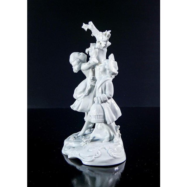 2000 - 2009 Porcelain Country Scene Sculpture from Capodimonte For Sale - Image 5 of 16