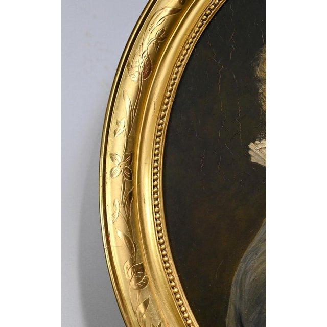 Portrait, Mid-1800s, Oil Painting, Framed For Sale - Image 13 of 18