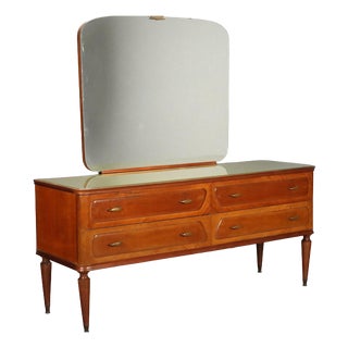 Dresser with Mirror, 1950s-1960s For Sale