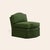 Textile Zucchini Velvet Felix Slipper Chair by Ceraudo For Sale - Image 7 of 7