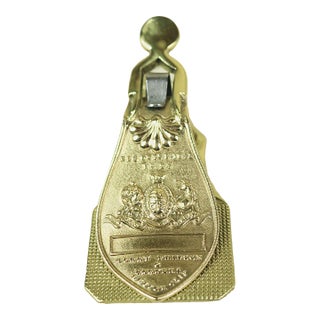 Mid 19th Century English Victorian Brass Paper Clip For Sale