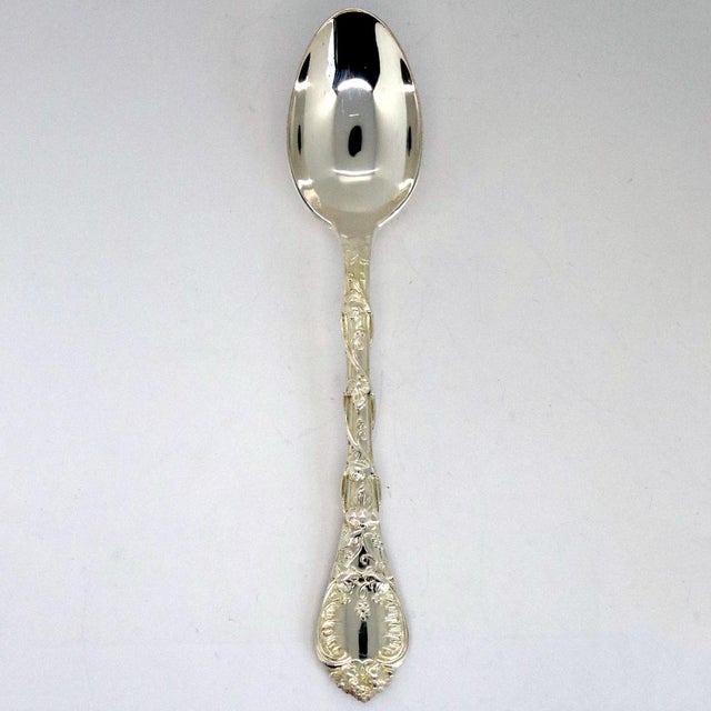 French French Odiot Demidoff .950 Silver Coffee Spoon For Sale - Image 3 of 12
