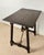 Spanish Barley Twist Side Table with Wrought Iron Stretchers, 1930s For Sale - Image 10 of 11