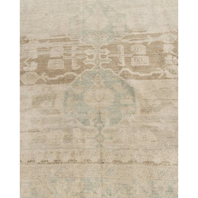 Turkish Vintage Beige Turkish Kula Area Rug 5'8 X 9'9 For Sale - Image 3 of 11