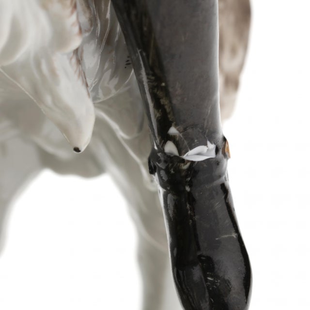 Antique Dresden Porcelain Figure of Count Bruhle’s Tailor and Goat For Sale - Image 9 of 12