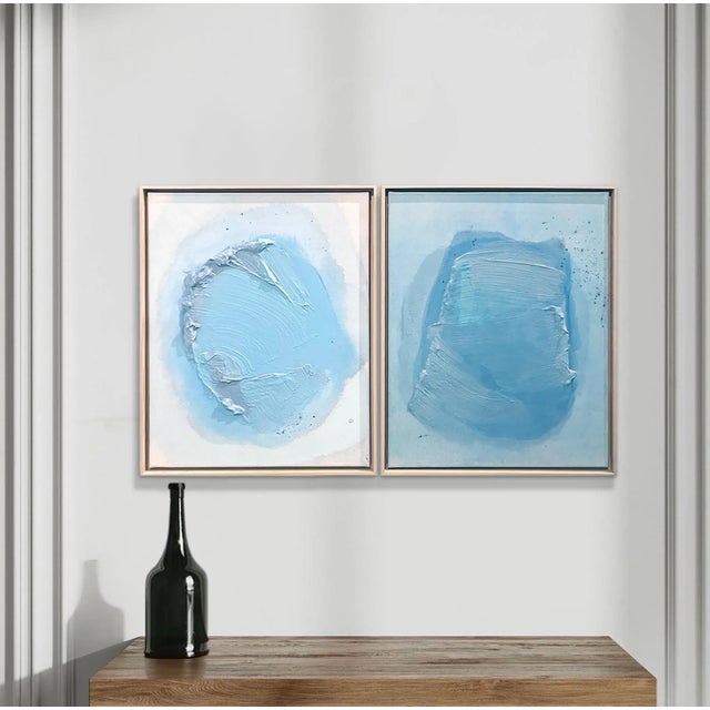 "Raku No02" Contemporary Original Painting, Framed For Sale - Image 11 of 11