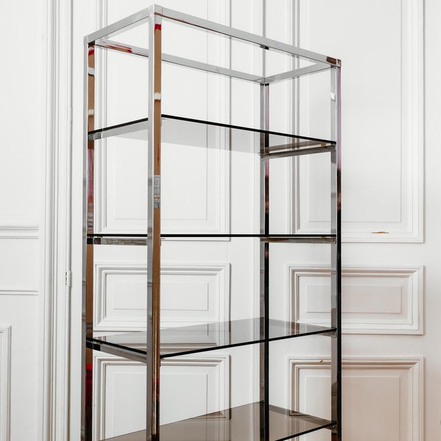 Vintage Chrome Shelf, 1970s For Sale - Image 4 of 8