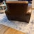 Restoration Hardware Library Chair With Ottoman For Sale - Image 10 of 12