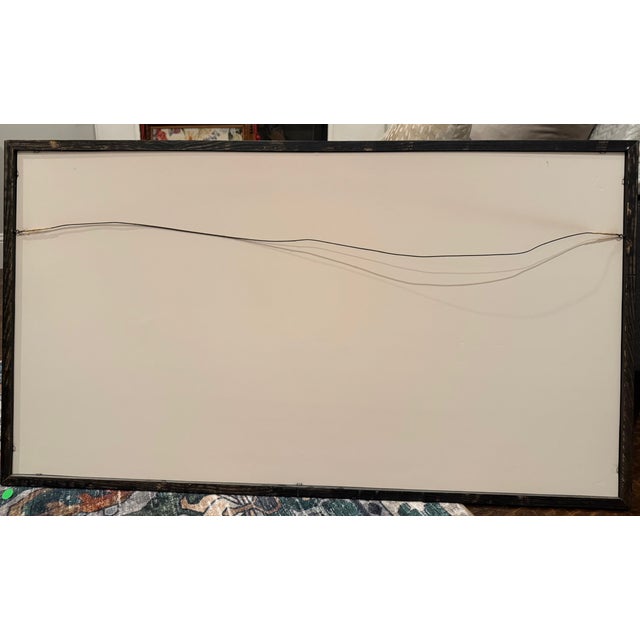 Pair of Vintage Japanese Hand-Painted Silk Crane Paintings, Signed, 45" For Sale - Image 16 of 16