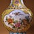 Metal Pair of Vintage Chinese Gilt Copper Enamel "Bird & Flower" Vases, Qianlong Mark - 2740g For Sale - Image 7 of 9