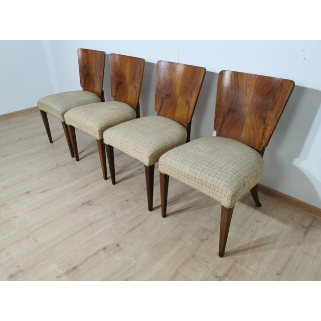 Art Deco Dining Chairs by Jindrich Halabala, Set of 4 For Sale - Image 12 of 18