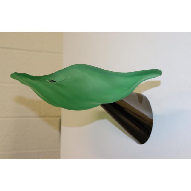 Glass 1980s Modern Carlo Nason Murano Glass Wall Lamp For Sale - Image 7 of 13