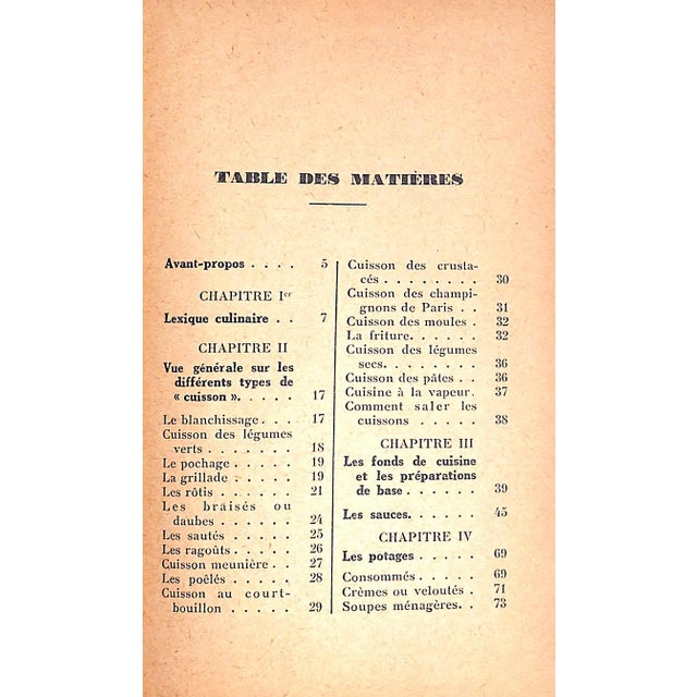 1950s "Guide Pratique De La Cuisine" 1950 Gaudefroy, O. For Sale - Image 5 of 5