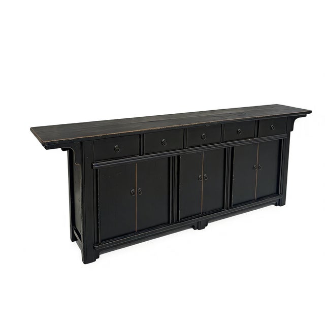 Chinese Imperial 18th Century Elm Multi-Cabinet Dresser For Sale - Image 3 of 5