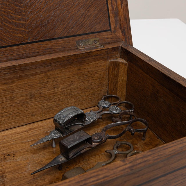 1920s French Wooden Box For Sale - Image 9 of 18