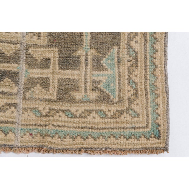 Antique Vintage Floral Runner Rug For Sale - Image 4 of 10