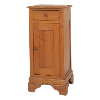 Art Deco Nightstand in Pine Wood, France, 1930s For Sale