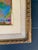 Mid 20th Century Expressive Abstract Landscape Oil Painting, Double Matted With Gold Frame For Sale - Image 9 of 13