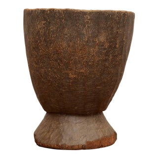 Small 19th Century European Wood Mortar For Sale