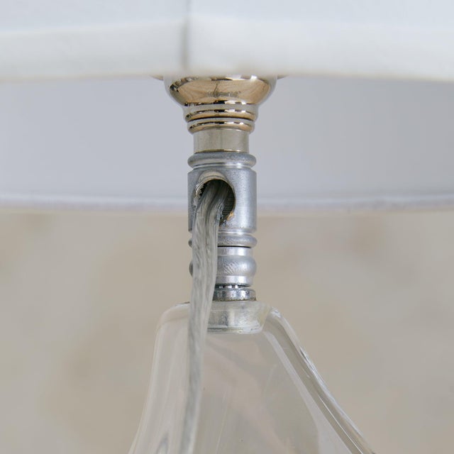1960s Daum French Crystal Table Lamp For Sale - Image 16 of 18