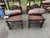 Early 20th Century Set of 6 Antique Renaissance Gothic Style Oak Carved Dining Chairs For Sale - Image 5 of 18