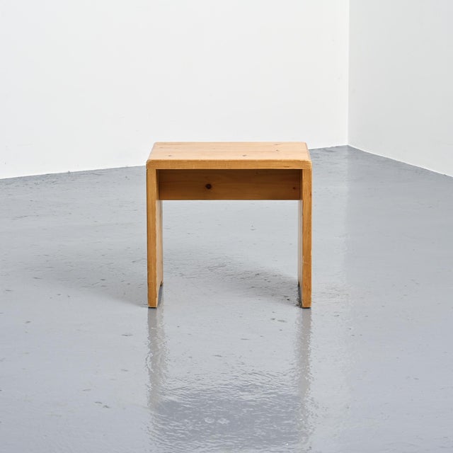 Pine Stool from Les Arcs, France, 1975 For Sale - Image 13 of 14