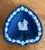 Set of Four Blue Vintage Wedgwood England Ashtrays For Sale - Image 11 of 13