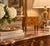 Charming vintage Italian miniature chest crafted in richly figured burl olive wood with intricate geometric parquetry...