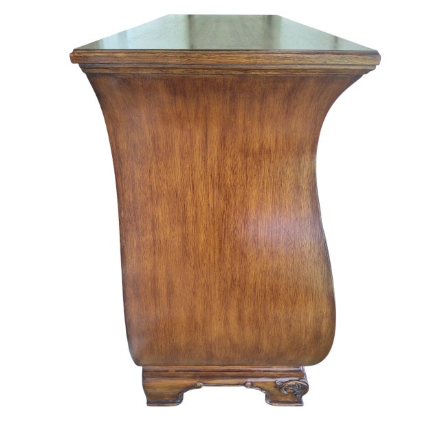 Ethan Allen 2000s Ethan Allen Bombe Chest of Drawers For Sale - Image 4 of 13