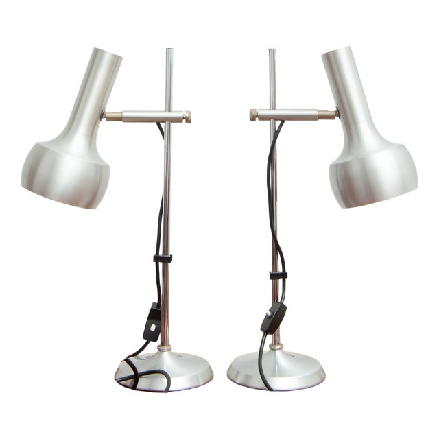 Table Lamps by Leclaire & Schäfer, 1960s, Set of 2 For Sale