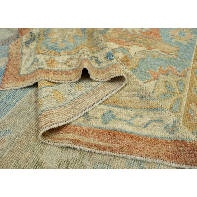 Textile Turkish Oushak Rug 10'2" x 15' #18591 For Sale - Image 7 of 8