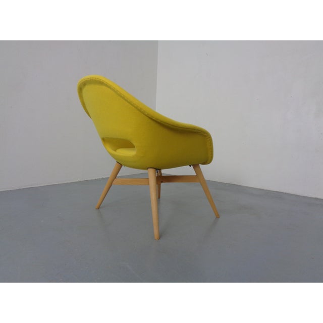 Shell Lounge Chair by Miroslav Navratil, Czech Republic, 1960s For Sale - Image 10 of 16