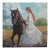 Original Oil Painting, Girl & Horse For Sale
