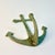 Metal 1970s Vintage Nautical Coastal Arts & Crafts Cast Iron Anchor Wall Hook For Sale - Image 7 of 11