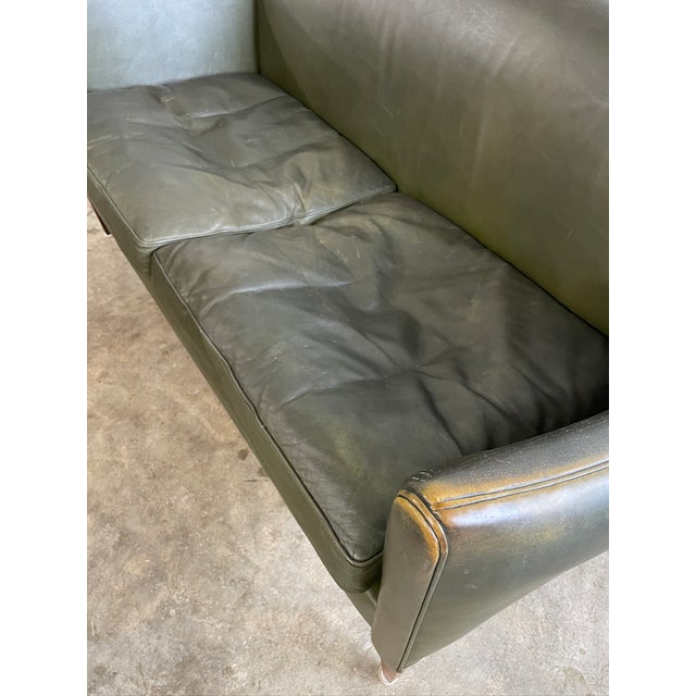 Illum Wikkelsø V12 Danish Modern Leather Sofa or Loveseat For Sale - Image 11 of 11