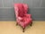 Wood Antique Wing Chairs in Walnut, 1895 For Sale - Image 7 of 15