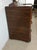 Art Deco Vanity With 8 Dovetailed Drawers and Round Mounted Mirror For Sale - Image 11 of 18