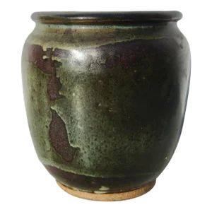 Vintage Stoneware Vase Dated 1986