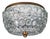 Vintage Bubble Glass Model A 637 Flush Mount from Glashütte Limburg, 1970s For Sale