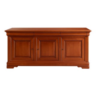 Louis Philippe Style Cherrywood Sideboard, 1960s For Sale