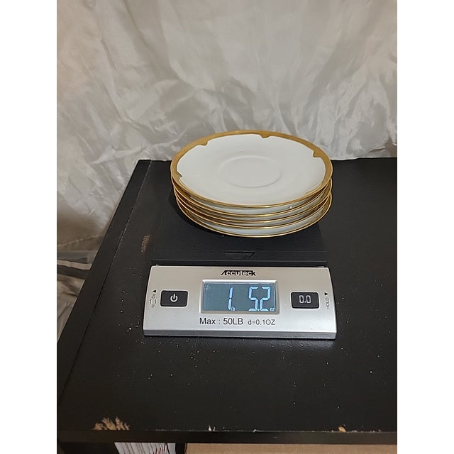 Ceramic Antique Selb Heinrich Dessert Plates - Set of 5 For Sale - Image 7 of 7