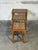 Mid 20th Century Oak Floral Ceramic Tile-Top Nesting Tables Set of 3 Spindle Legs Traditional Vintage For Sale - Image 5 of 10